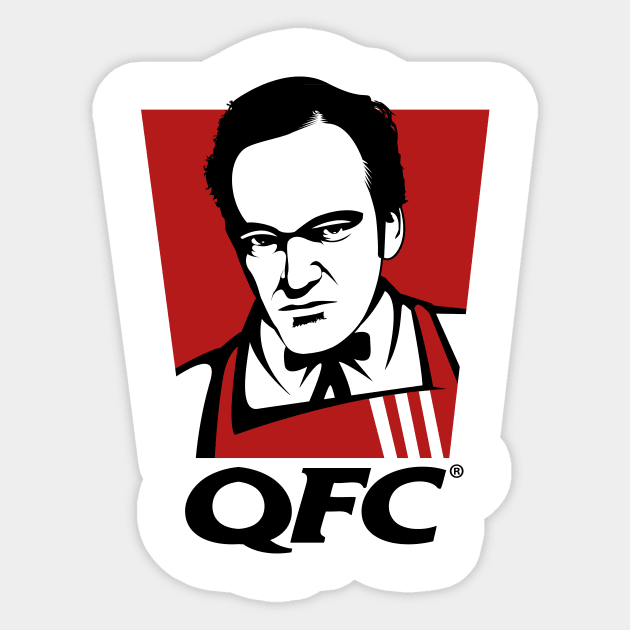 Colonel Tarantino Sticker by locartindia